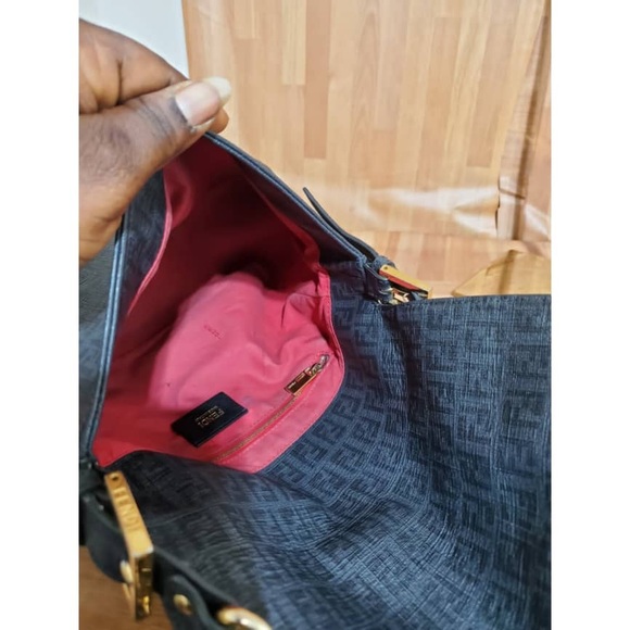 Authentic Fendi Tobacco Zuchinno Coated Canvas Mama Forever Shoulder Bag - Picture 11 of 12